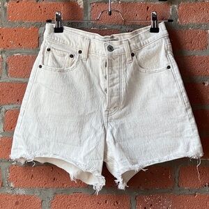 Abercrombie & Fitch White High-Waisted